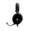 White Shark GH-2540 Elephant auscultadores para jogos, circum-auriculares, com fio, drivers de 50 mm, microfone destacável, preto