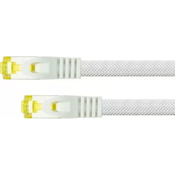 Cabo de rede RJ45 série Python com cabo cru Cat.7 - proteção anti-dobragem (RNS) e revestimento de nylon - S/FTP - PiMF - sem halogéneos - 500MHz - OFC - branco - 2m (8070PY-020W)