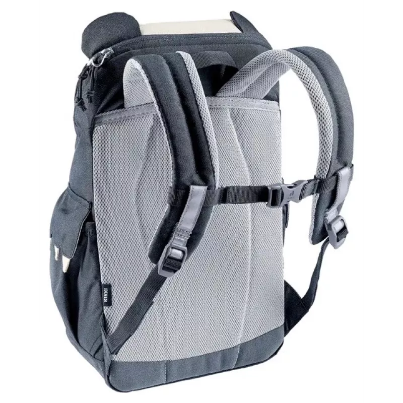 Mochila de dia compacta DEUTER Kikki — poliéster 8 L, 350×200×170 mm, 310 g, preto/branco