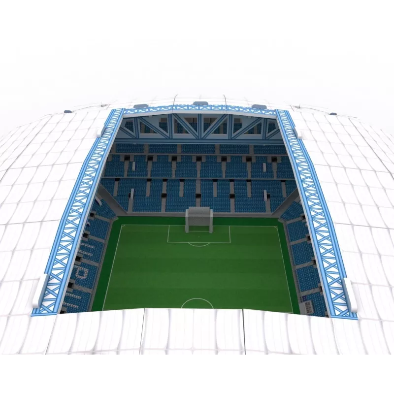 Puzzle 3D cubicfun modelo do estádio Lech-Poznan — réplica de estádio à escala para montar, peças de cartão, número de modelo 306-20257