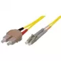 Tecline exertis Connect - Cabo patch - SC monomodo (M) para LC monomodo (M) - 1 m - fibra ótica - 9/125 micrómetros - amarelo (39989601)