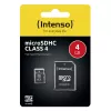 Cartão de memória Intenso 4 GB MicroSDHC Class 4 3403450