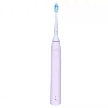 Escova de dentes elétrica sónica Philips 3100 series HX3671/11 com sensor de pressão, bateria de iões de lítio integrada, 1 cabeça de escova, branco/rosa