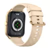Smartwatch Zeblaze GTS 4 — 4,93 cm (1,94 polegadas) AMOLED 466×466 px, ecrã tátil, Wi-Fi, caixa metálica, bracelete de silicone bege