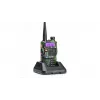 Rádio bidirecional portátil Baofeng UV-5R 5W HT camuflado — FM dual-band, 5 W, bateria de 1800 mAh