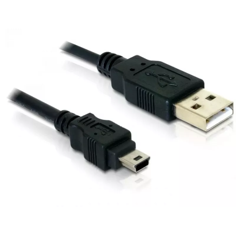 Cabo USB DeLOCK 82252 USB 2.0 1,5 m USB A Mini-USB B preto