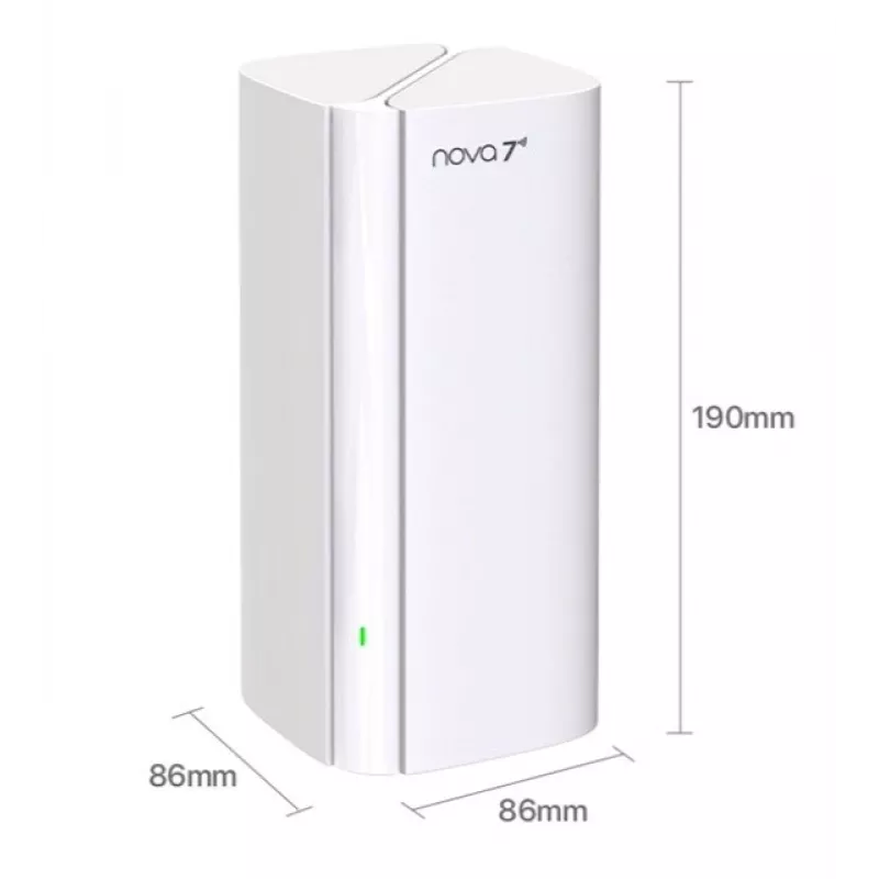 Tenda Nova EE3 Pro (3 un.) sistema Wi-Fi 7 Mesh, branco