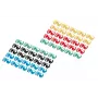 Clipe de codificação de cores Digitus A-CC-M várias cores PVC 100 unidades