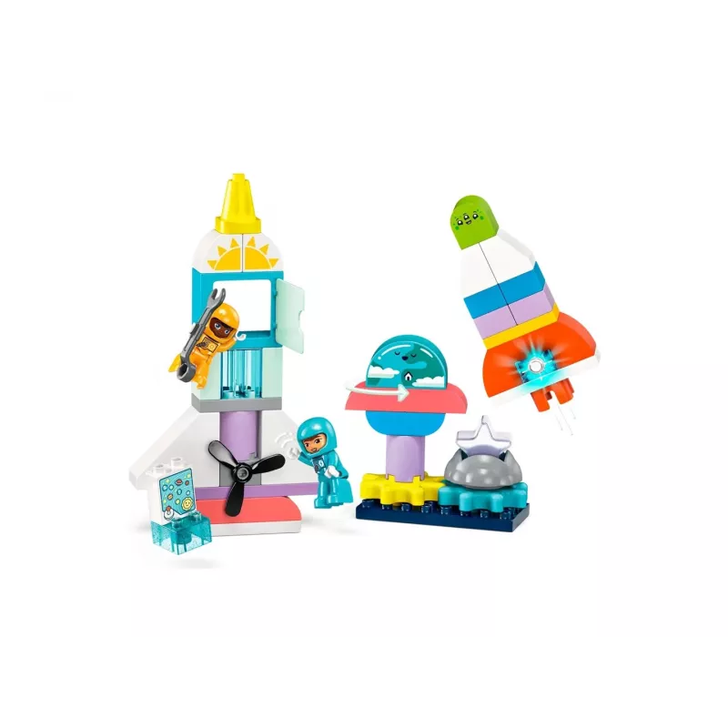LEGO DUPLO 3em1 Space Shuttle Adventure Foguetão Brinquedo 10422
