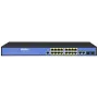 Switch de rede ERNITEC ELECTRA-M16-1GB-285W – 16 portas Layer 2+ com 2 x Gigabit RJ45, 285 W de potência