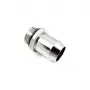 Conector XSPC reto G1/4 polegadas macho para 13 mm ID - cromado prateado