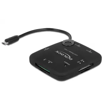 Leitor de cartões DeLOCK 65529 USB 2.0 preto