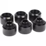 Alphacool Eiszapfen 17379 HardTube união de compressão 16 mm G1/4, Deep Black, 6 un.