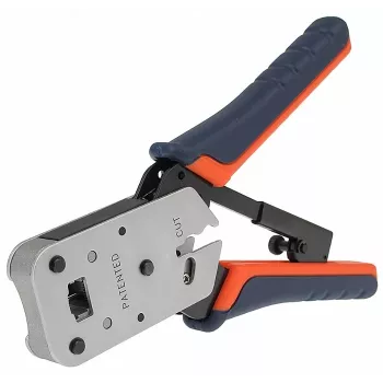 Alicate de cravar PREMIUM HT-L2182R para fichas RJ45, modelo 19241