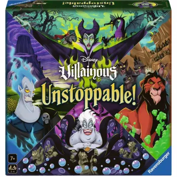 Jogo de tabuleiro Ravensburger Disney Villainous Unstoppable! Estratégia para crianças a partir dos 7 anos