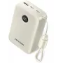 Powerbank Vention 20000mAh 22,5W – 2× USB‑C, 1× USB‑A, bege