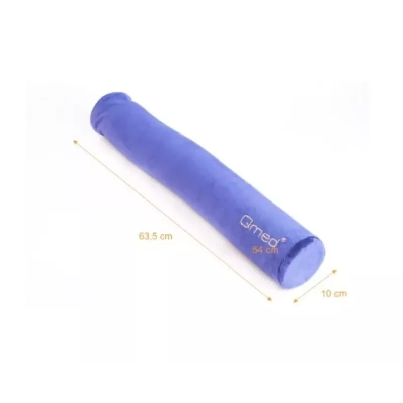 Almofada multifunções ergonómica MDH FLEX PILLOW DRQE3F1CDXUXP — forma de rolo, 635 mm de comprimento, 100 mm de diâmetro, violeta, polipropileno com capa em veludo