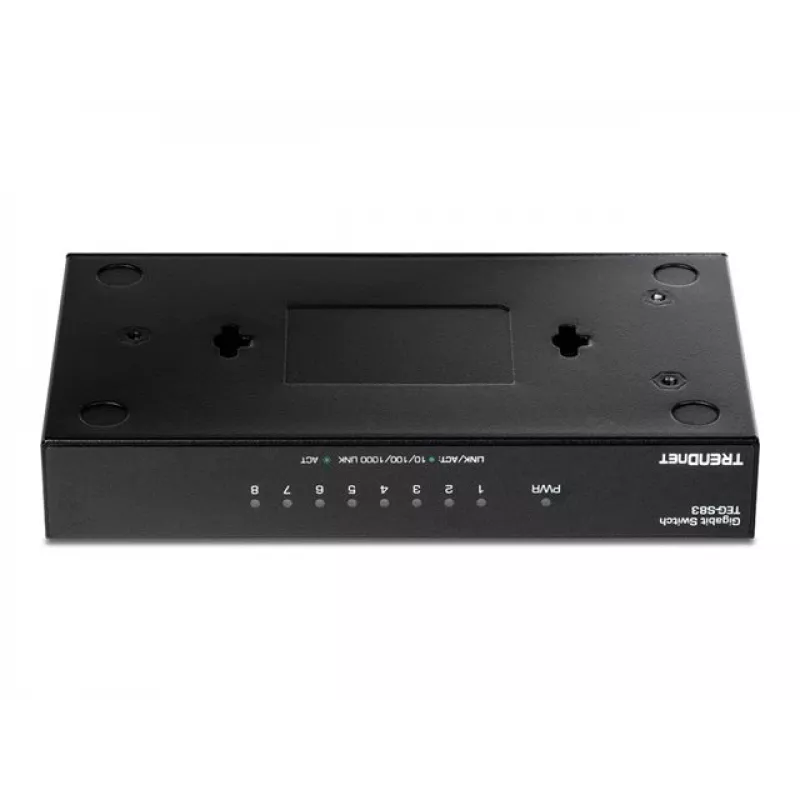 Switch TRENDNET 8 portas Gigabit com caixa de metal