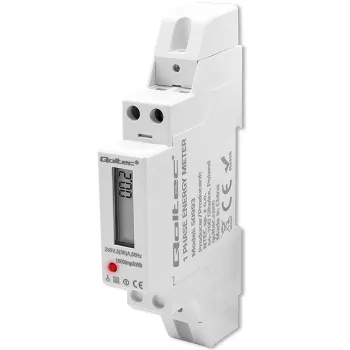 Contador eletrónico monofásico QOLTEC 50993 230V 30A