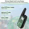Rádio portátil Baofeng BF-T25E — 16 canais, 2×1400 mAh Li‑Ion, VOX, LCD, verde, conjunto de 2