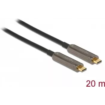Cabo USB DeLOCK 84122 20 m USB 3.2 Gen 1 USB C preto