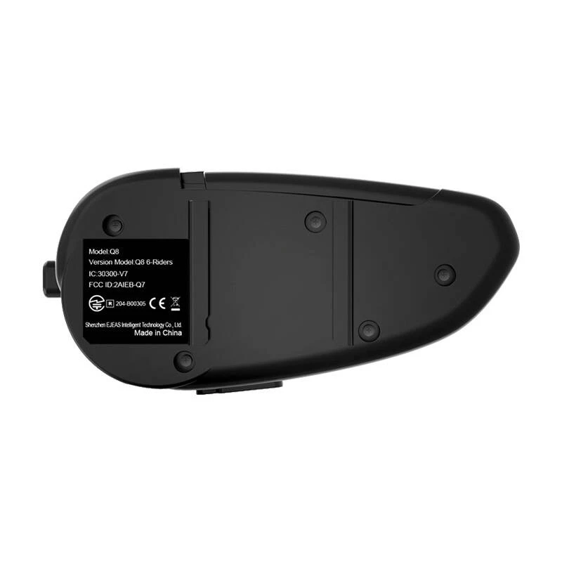 Intercomunicador para mota EJEAS Q8 Bluetooth comunicador de capacete intercomunicador de longo alcance