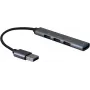 STANDARD Hub USB 3.0, ficha USB-A, 4x portas USB-A (3x USB 2.0 + 1x USB 3.2 Gen1) (S3018)