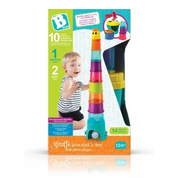 Torre girafa multifuncional XL da B-kids modelo 1164702NN, altura 120 cm, torre de jogo e atividade