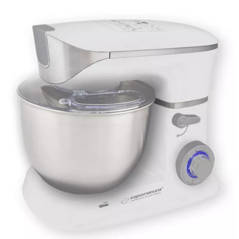 Processador de alimentos Esperanza EKM025 1000 W 5 L aço inoxidável branco