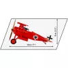 Blocks Fokker DR.1 Red Baron 221 peças