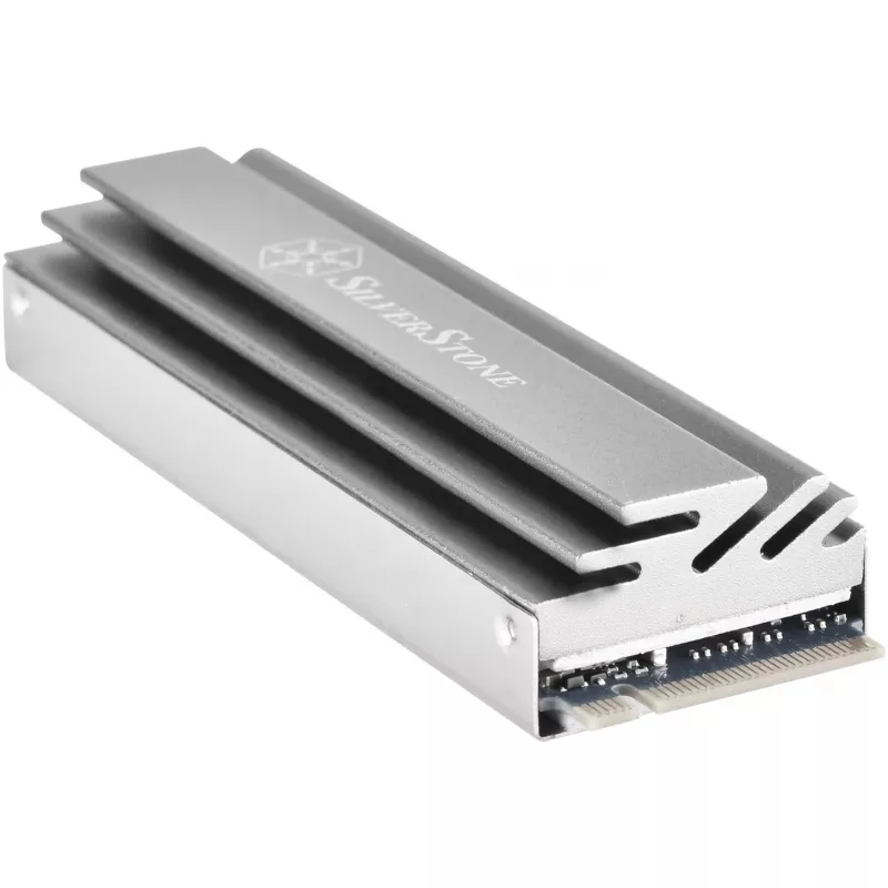 Dissipador passivo M.2 SILVERSTONE TP04 — dissipador de alumínio para SSD M.2 (SST-TP04)