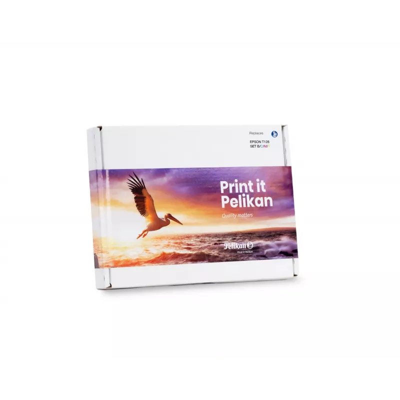 Pelikan PromoPack P66 Multipack de cartuchos de tinta para Epson T1285, preto/ciano/magenta/amarelo