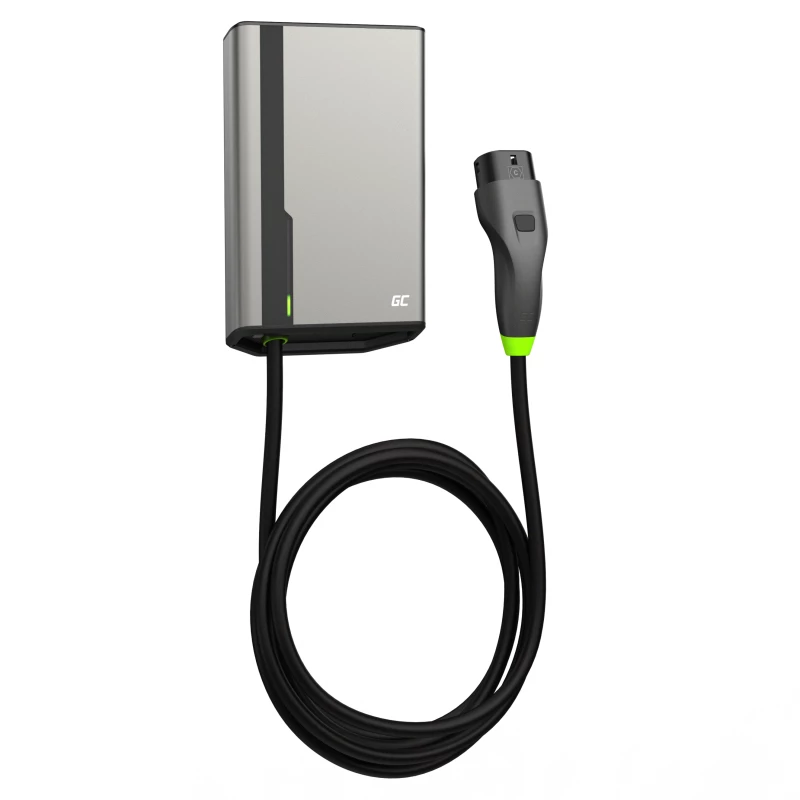 Wallbox Green Cell GC EVGC021B2275 3,6-22 kW 7,5 m NFC cinzento alumínio