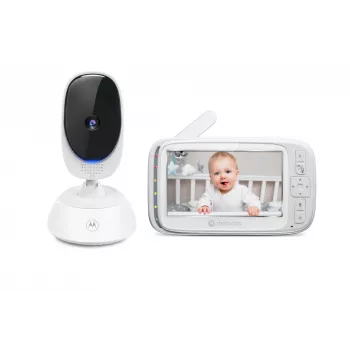 Vídeo-babyphone MOTOROLA VM75 com ecrã de 5,0 polegadas e visão noturna