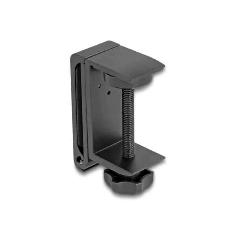 Delock - Suporte para auscultadores - ajustável, para montagem em mesa, alumínio - preto (18449)
