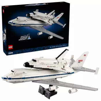 Conjunto de construção LEGO Icons Shuttle Aircraft 10360 – 2417 peças, modelo de exposição 270 × 535 × 630 mm