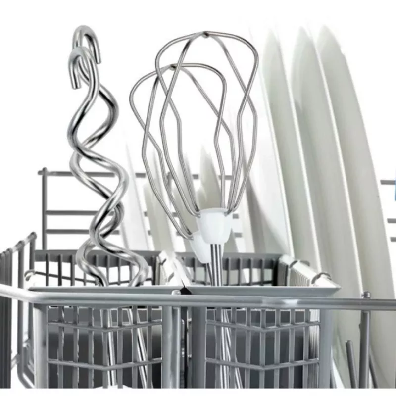 Batedeira manual Bosch MFQ36400 — 450 W, 5 velocidades, turbo, cabo de 1,3 m, cinzento/branco