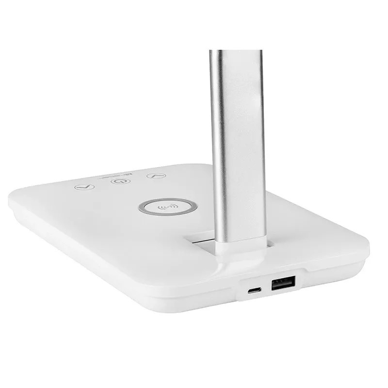 Candeeiro de secretária Tracer Luna com carregador sem fios de 10 W, LED, 3000–6500 K
