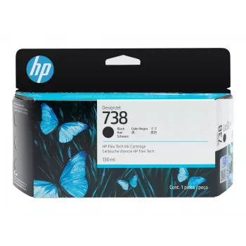 Cartucho de tinta HP 498N4A 738 preto compatível com impressoras HP, tinta de substituição preta