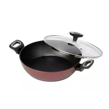 Panela de sopa JATA TF928 3,6 l vermelha alumínio