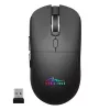 Rato sem fios MEDIA-TECH MT1124 BT/RF Silent & Recharge — ambidestro, 3200 DPI, Bluetooth + 2,4 GHz USB, 6 botões, recarregável