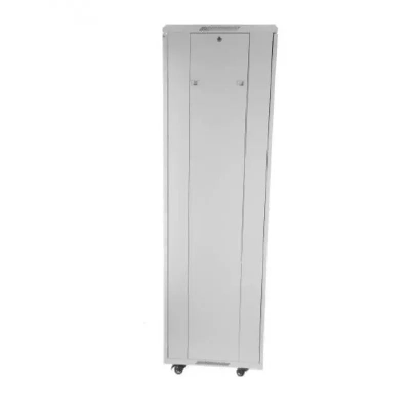 SOMI Networks | Armário 19 polegadas autónomo 42U | 42U-80/100NACP | Cinzento | Carga máxima 800 kg; Painéis laterais amovíveis e com fecho; portas metálicas perfuradas; não montado | Profundidade: 100 cm