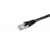 Cabo de rede Extralink cabo de patch LAN Cat.5e RJ-45 F/UTP 0,5 m preto