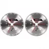 Conjunto de discos de corte diamantados para rebarbadora EINHELL 230×22,23×1,8 mm, coroa turbo, 2 unidades