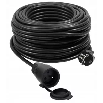 Extensão enrolável VERTEX PZO50M 50 m 3x2,5 mm preto