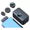 White Shark DSM-06 Tassa Microfone de lapela sem fios, USB-C, preto