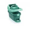 Conjunto de esfregona Leifheit espanador de pó ferramenta de limpeza Professional XL verde com carrinho 55096