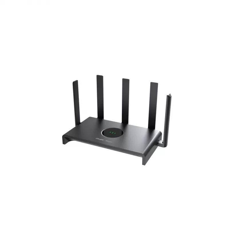 Router de secretária RUIJIE RG-EW1300G Dual-Band Wi‑Fi 5 1300 Mbit/s, MediaTek MT7621, 3x Gigabit-LAN, 5 antenas externas