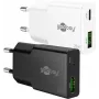 Goobay 75734 carregador rápido duplo USB-C PD GaN Slim, 2 portas, 25 W, branco