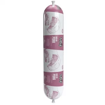 Comida húmida para cães TufTuf Pork Bar 900 g — alimento completo para cães adultos, proteína única de porco, 61 % humidade, 11,9 % proteína